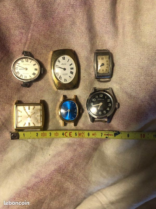 Lots de six magnifiques montres meca vintage (image 3)