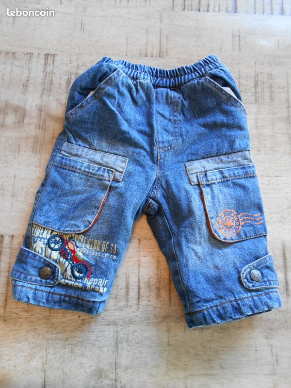 Lot : 3 pantalons 6 mois (image 2)
