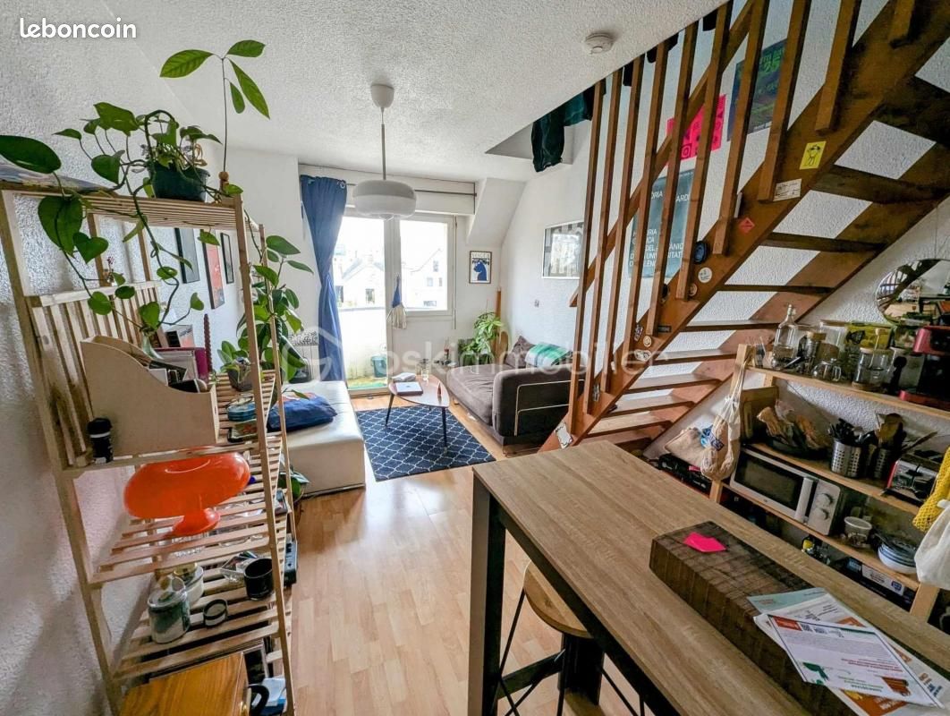 Duplex dernier étage avec parking vendu loué