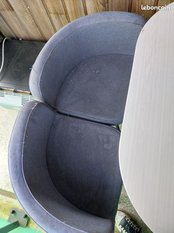 Table + 4 chaises encastrables (image 10)