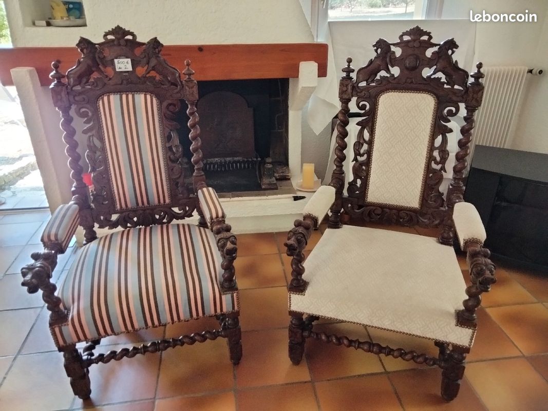 Fauteuils XIXème (image 1)