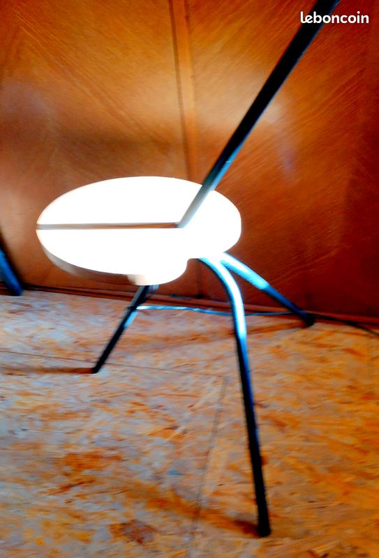 LAMPADAIRE 1950 en col de cygne et tablette palette de peintre (image 6)