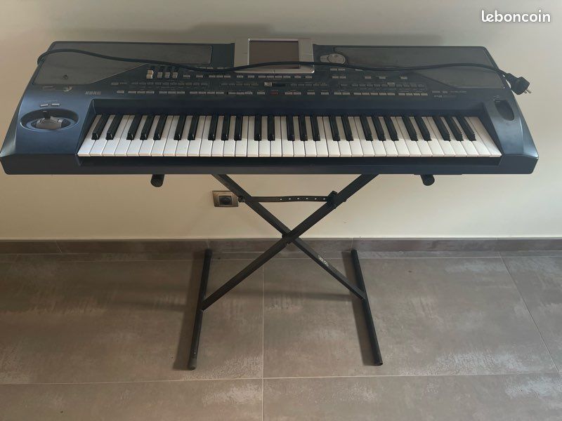 Clavier arrangeur professionnel KORG Pa800 + support + micro sans fil (image 1)