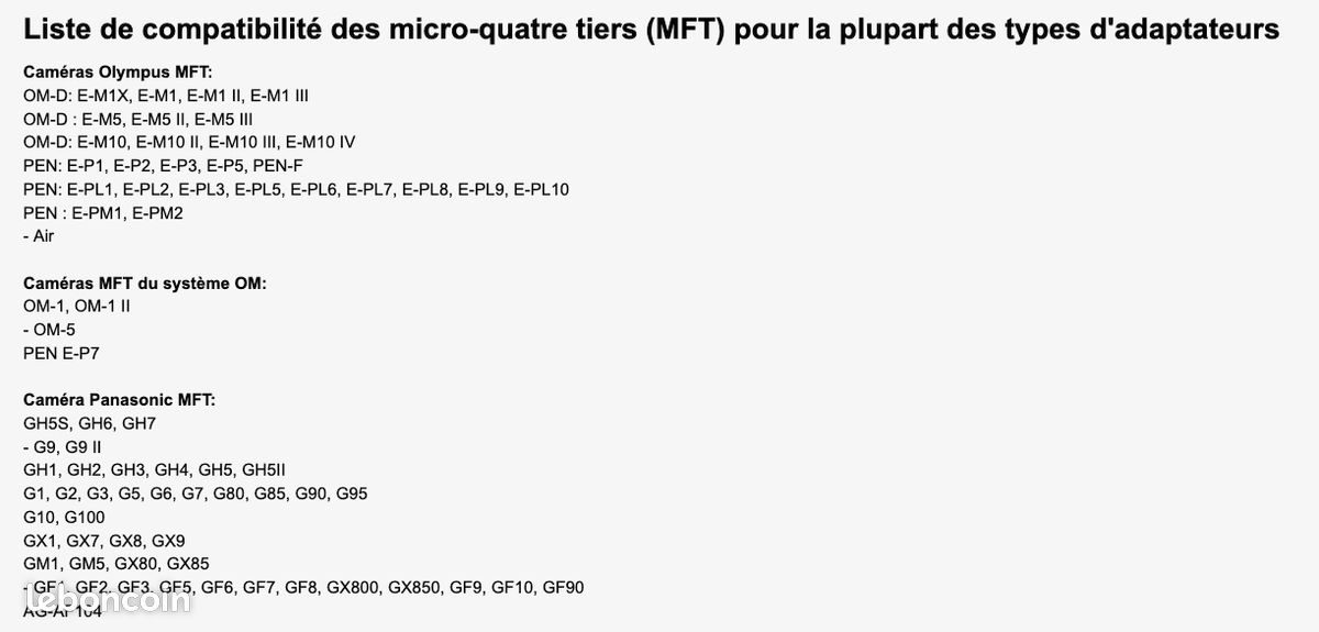 Adaptateur de monture lentile PHOTODIOX PRO Monture PL - MFT (image 4)