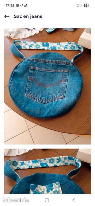 Sac en jeans (image 1)
