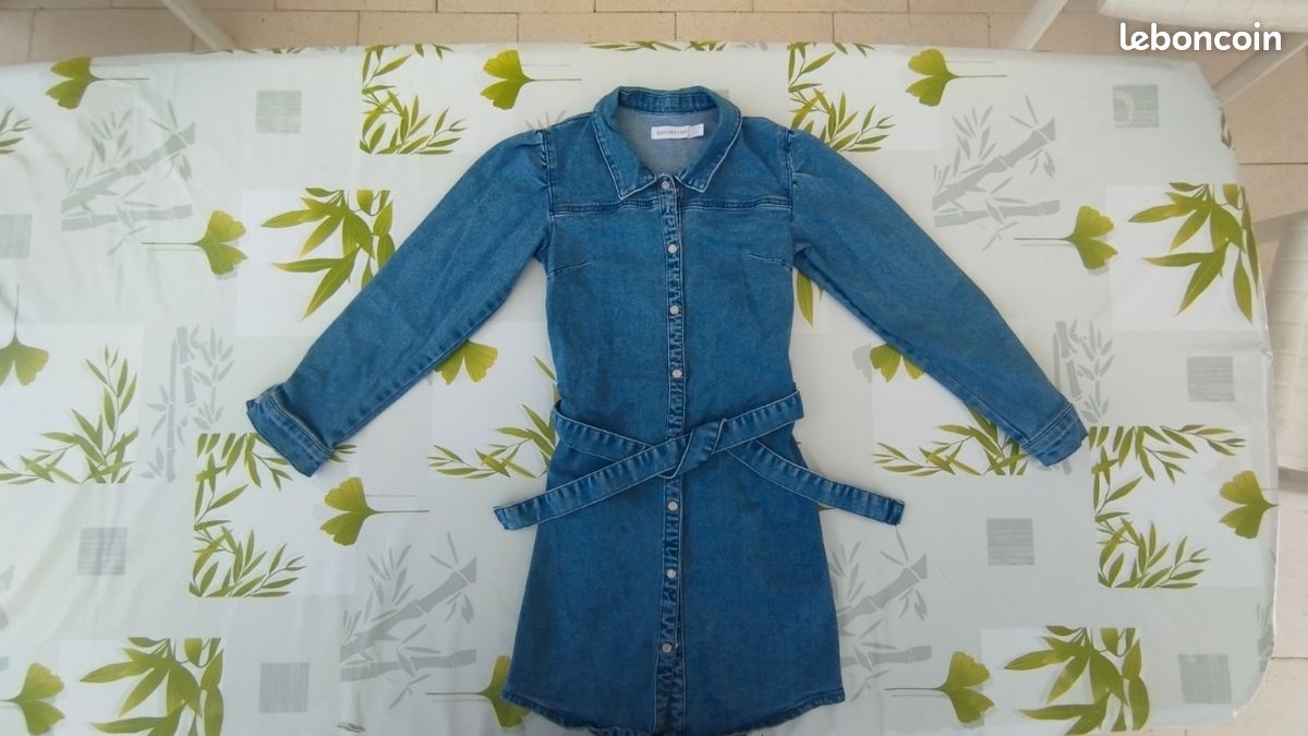 Robe en jean manche longue (12ans) (image 1)