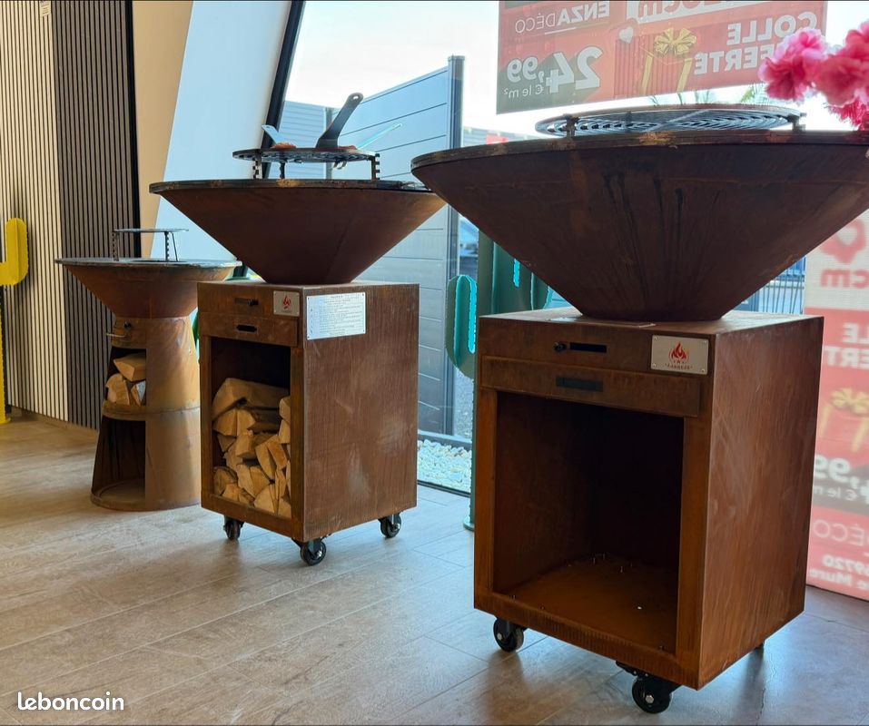 🔥 Brasero Corten Moderne Acier 60 85 100 120 Cm (image 5)