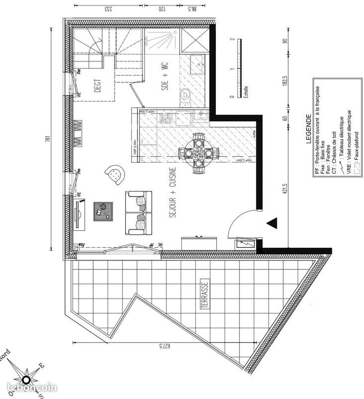 Appartement 3 pièces 70 m² · à Saint-Herblain · 70 m² · 990 €