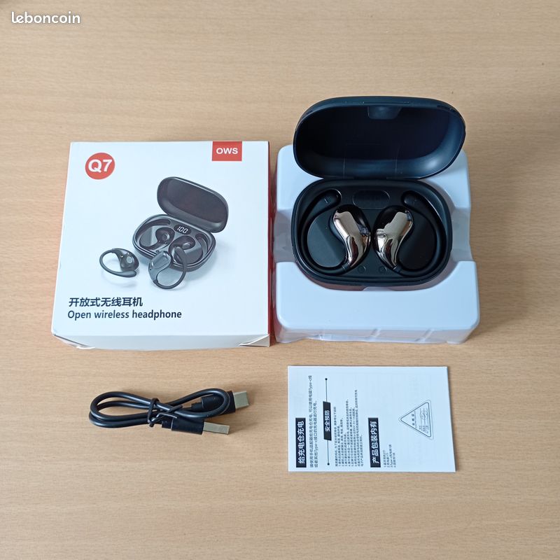 Écouteur connecté contour oreilles sportif sans fil Bluetooth 5.4 — free download