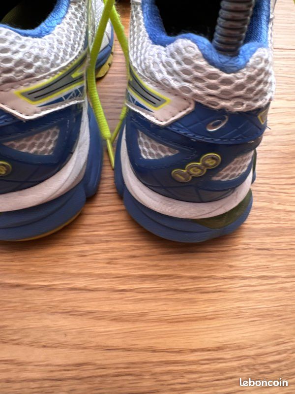 Asics GT-2000 Blanc Bleu Jaune Fluo - Chaussures Running Femme T36 EU / US 5.5 (image 14)