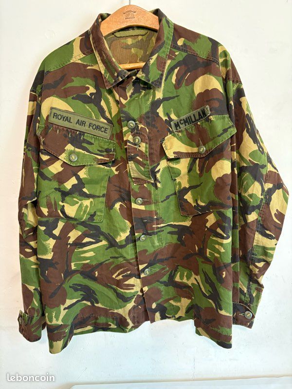 Chemise militaire camouflage pour homme Vêtements