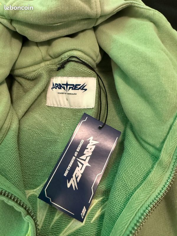 Phantom Hoodie Arntreal Vert (image 2)