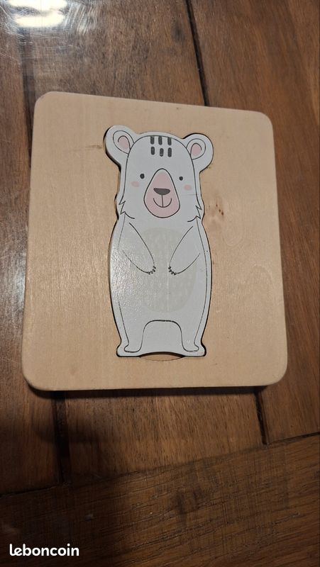 Puzzle bois bébé (image 1)