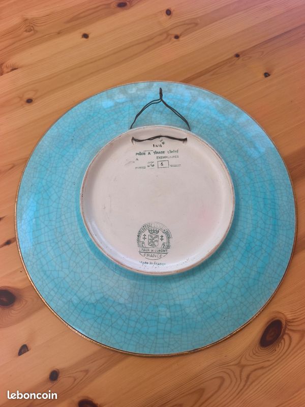 Assiette décorative SANARY, Émaux de Longny (image 2)