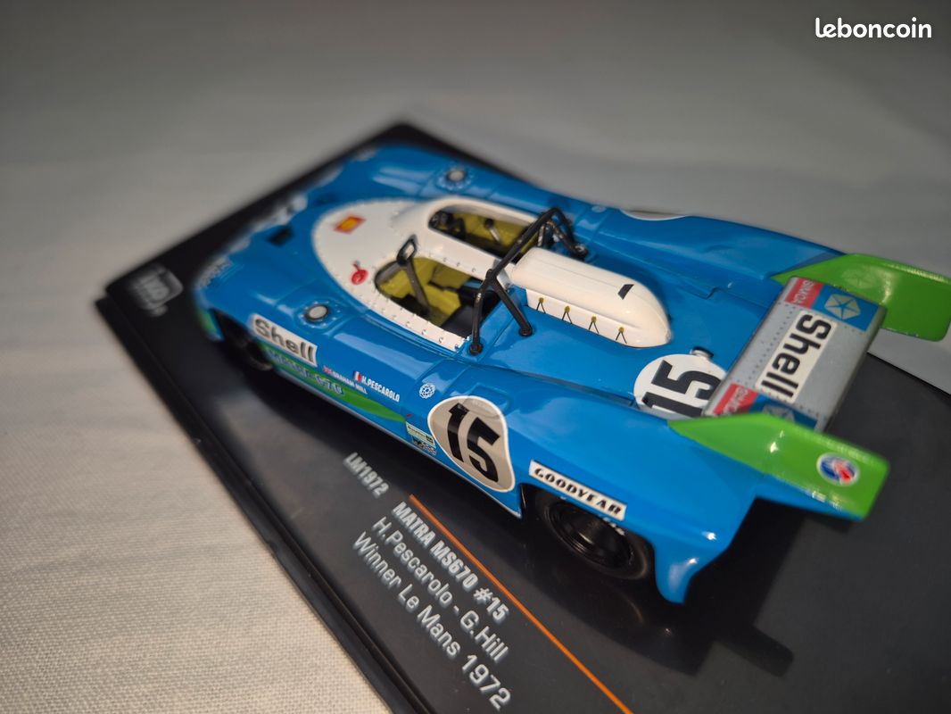 Ixo model LM1972 MATRA MS670 N.15 WINNER LE MANS 1972 1:43 Modellino