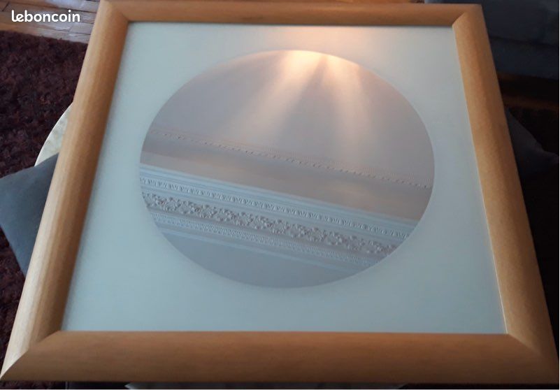 Miroir carré et rond Belle taille Fleux (image 1)