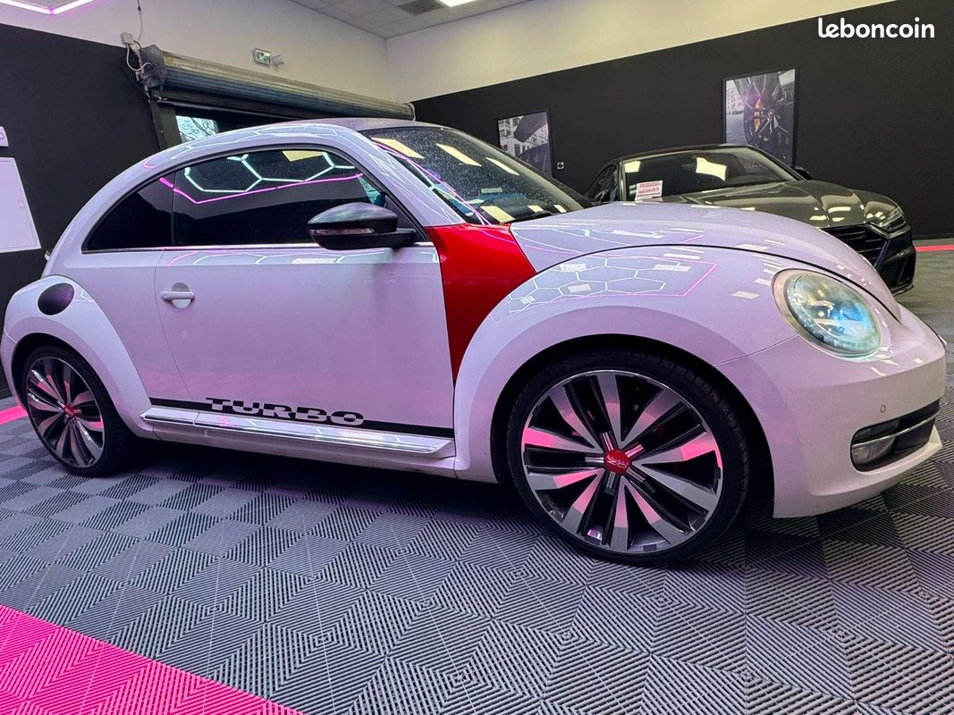 VOLKSWAGEN COCCINELLE 2.0 TSI 200 White Turbo DSG6 - Jantes 20" - Historique d'entretien - Moteur à chaine - (image 6)