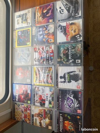 Lot de 18 jeux ps3
