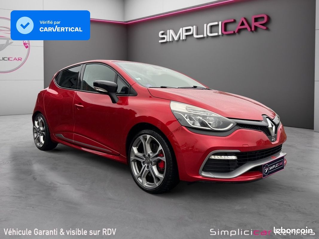RENAULT CLIO IV RS 1.6 Turbo 200ch EDC - Rouge Flamme - Voitures