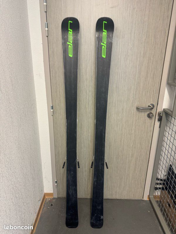 Ski Alpin Elan Amphibio 76 - Taille 176 Cm - Avec Fixations - Occasion