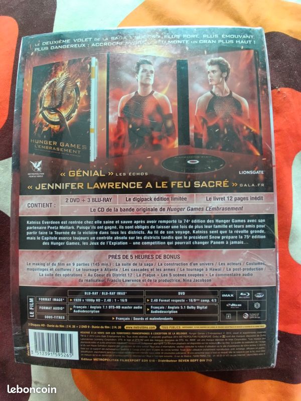 Coffret Hunger games blu ray (image 2)