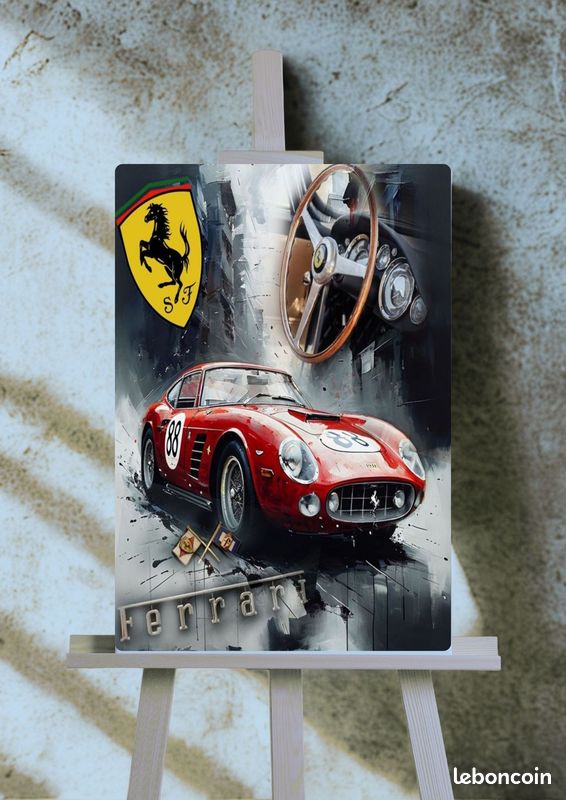 Vintage Ferrari 250 GTO w/ Le Mans body made by monogram 1/32 scale in