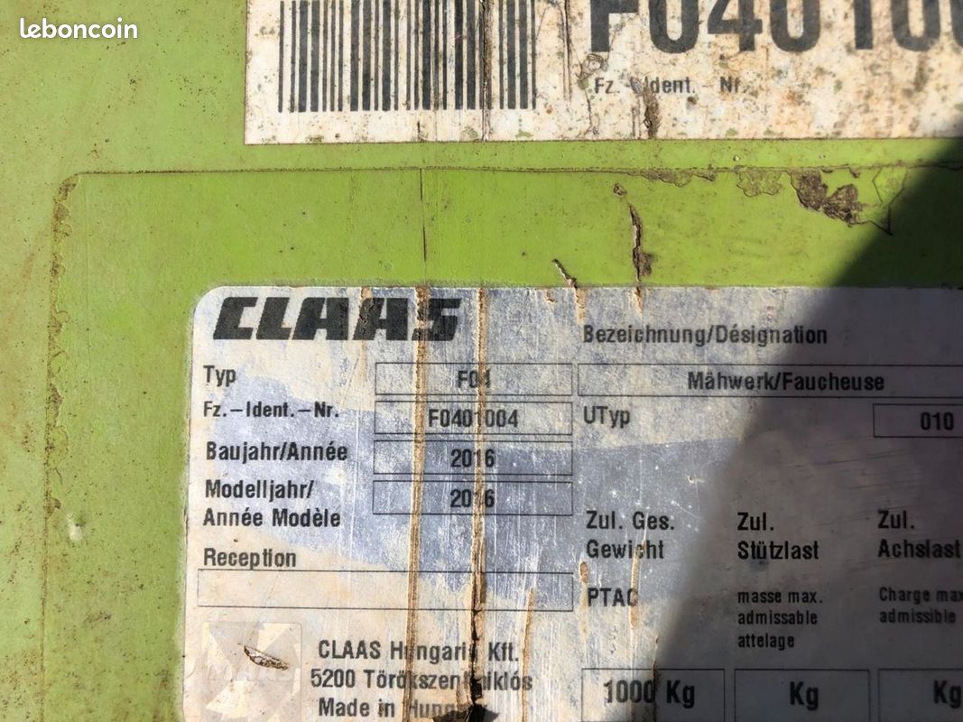 Claas CORTO 3200 CONTOUR FAUCHEUSE (image 3)