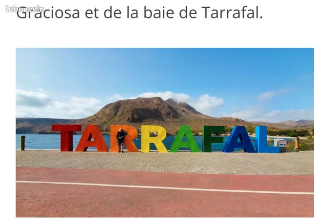 Terrain bord d'océan Tarrafal-Praia
