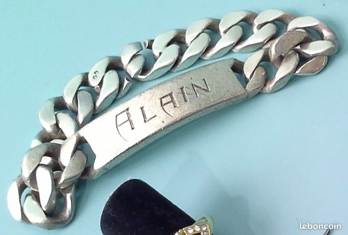 Histoire Du Mexique Bracelet Manchette En Argent 925 Sterling Avec Pierre Verte - Style Mexicain - Occasion Au Merite