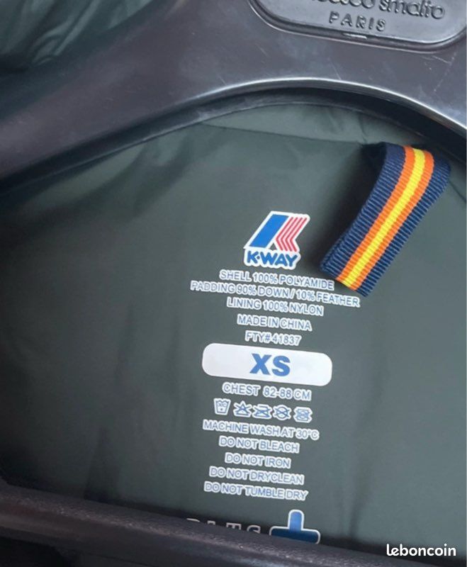 Veste K-Way kaki neuve (image 3)