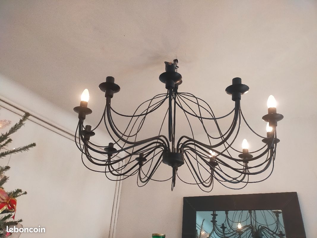 Vend deux beaux lustre en trer bonne état (image 1)