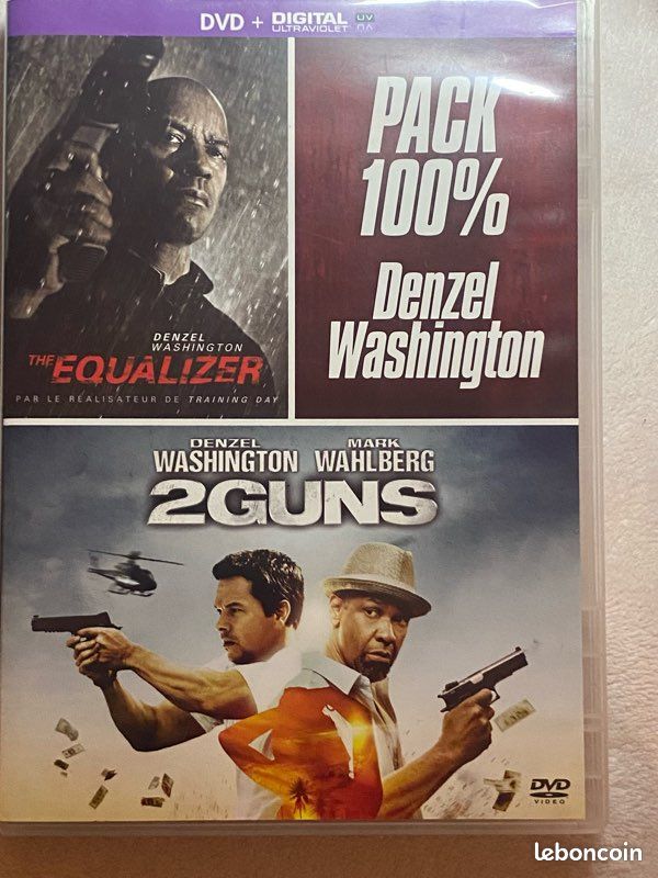 Pack 100% denzel washington 2 films dvd (image 1)