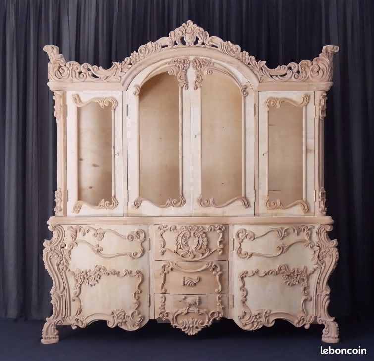 Fabricant Carcasses Fauteuils, Chaises Médaillon, Canapés et Lits Baroque en Hêtre Massif (image 7)