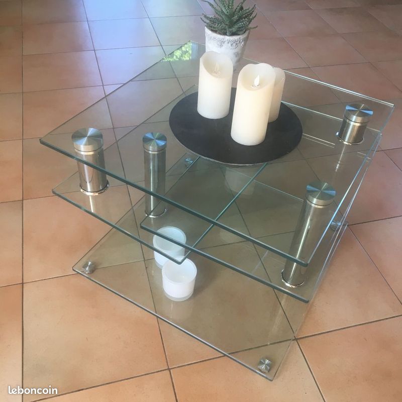 Table basse en verre (image 4)