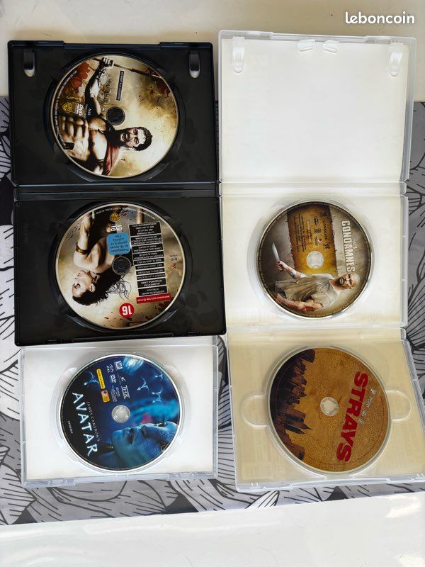 Lot de 5 DVD avec boite cartonné (image 12)
