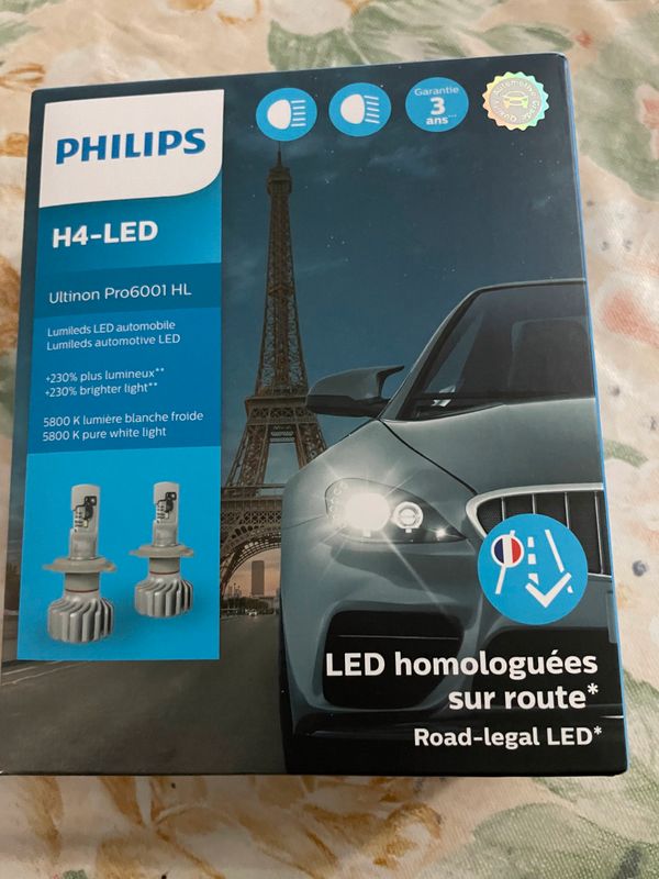 H4 led Philips homologué neuf - Équipement auto