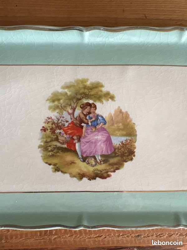 Plat à cake Céranord Saint-Amand « Fragonard » (image 2)