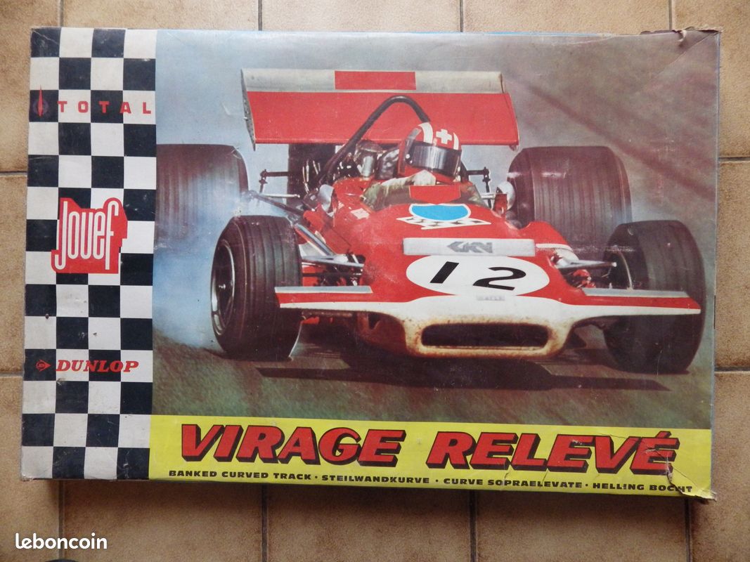 Ancien Coffret Circuit Jouef Record 64 - Baby Ferrari & BRM - Occasion