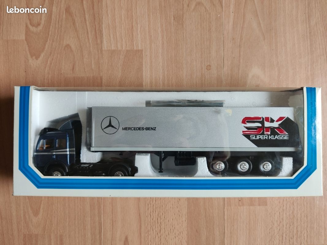 Eligor 1/43 Mercedes-Benz EPS Remorque AMG Mobil 1 - Bleu (occasion)