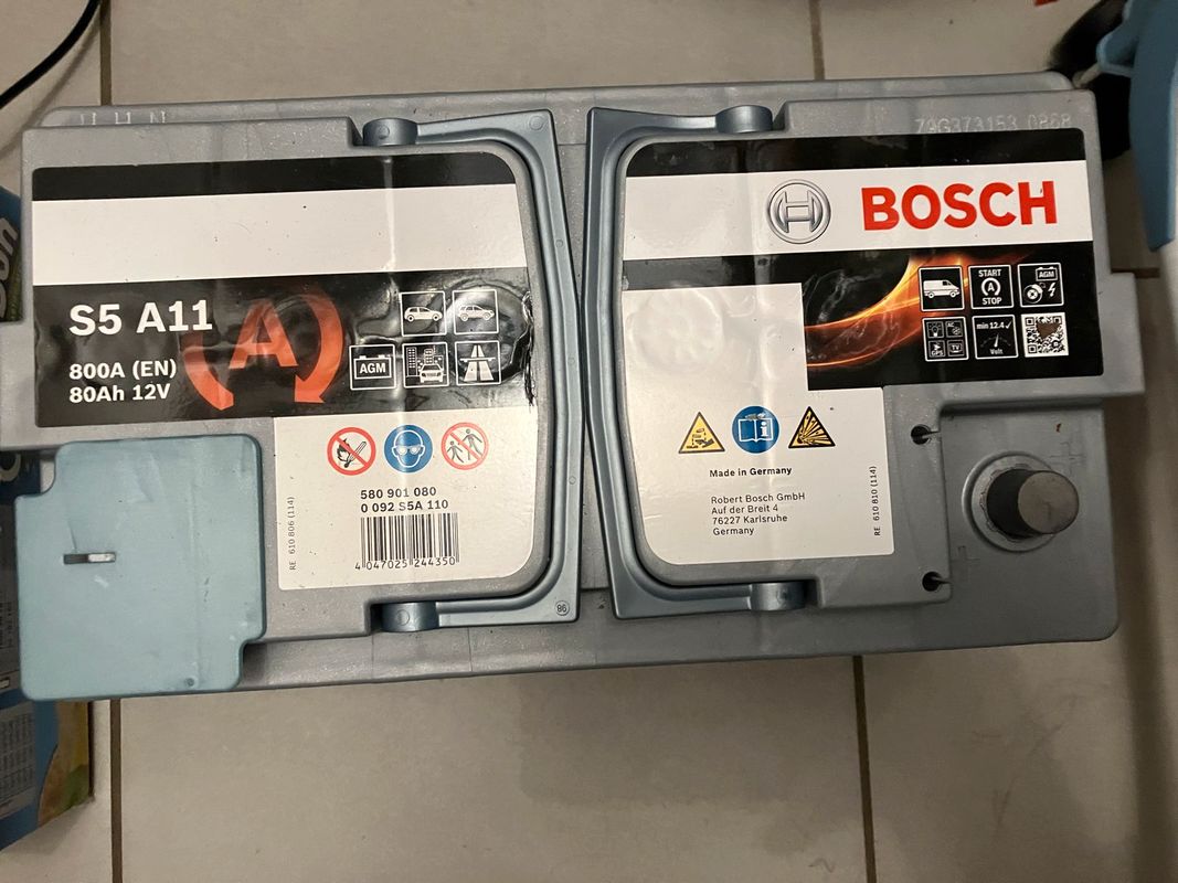 Batterie Bosch S5 A11 80Ah 800A 12V - Équipement auto