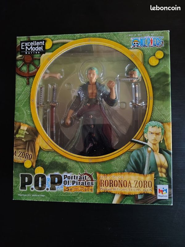 PORTRAIT.OF.PIRATES ONE PIECE Sailing Again Roronoa Zoro Figurine Japon