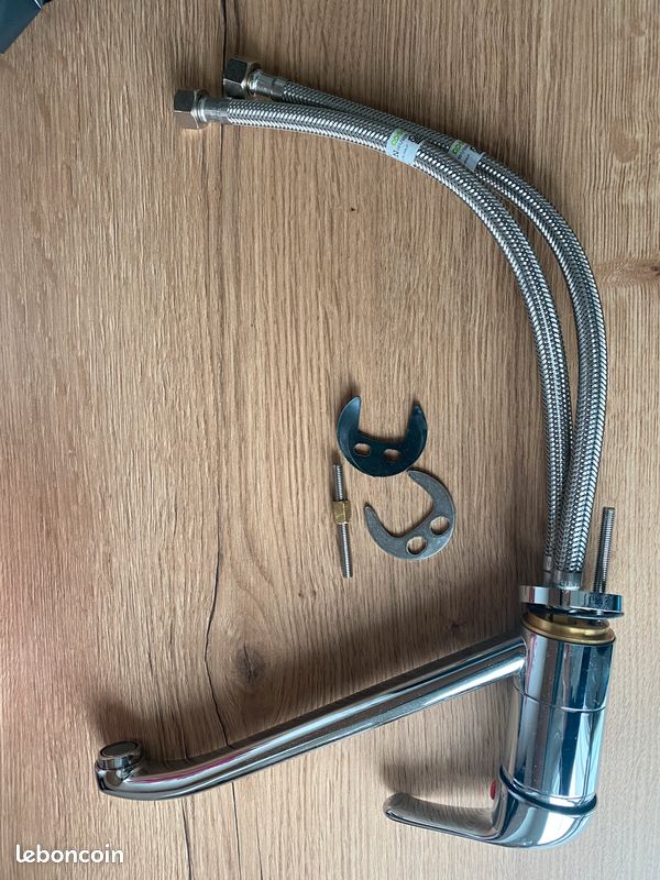 Évier inox + Robinet neuf (image 3)