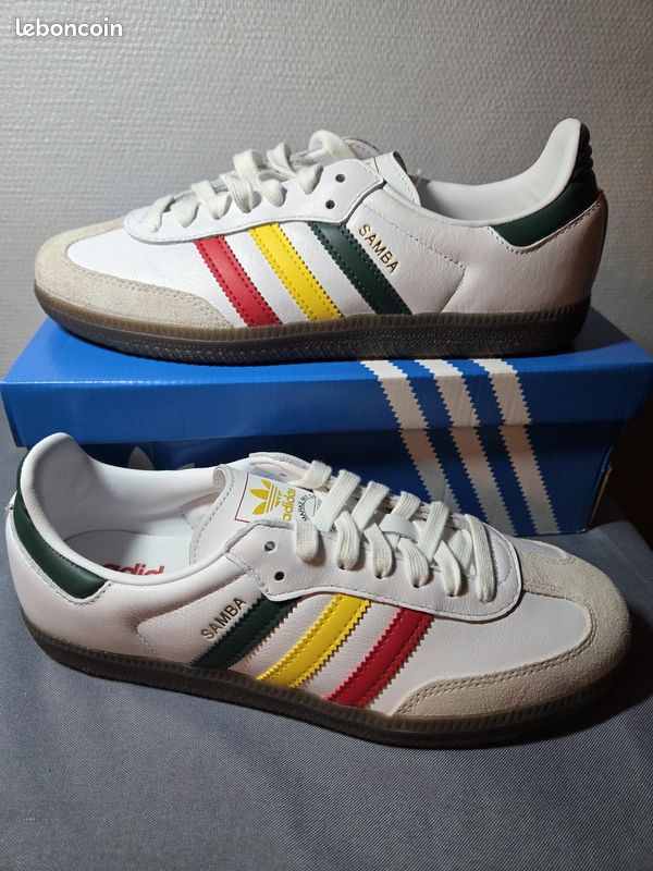 adidas gazelle silver green womens adidas Samba Indoor Shoes, White/Black/Red / 6
