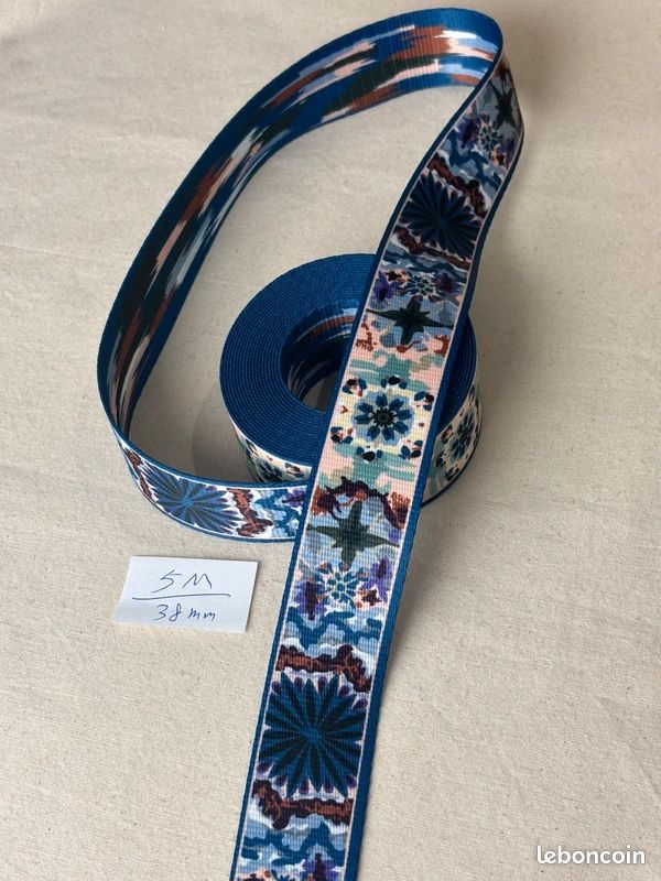 NBEADS 10 Verges Sangle En Polyester, Ruban Épais Plat 3.8cm De