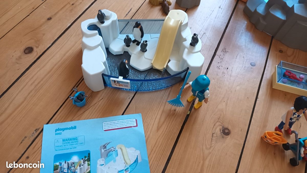 Playmobil aquarium + magasin + pingouins + loutres (image 3)