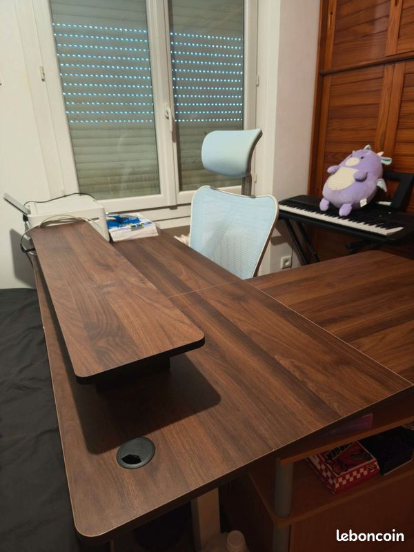 Bureau assis-debout électrique FEZIBO 160 cm – Comme neuf (image 2)
