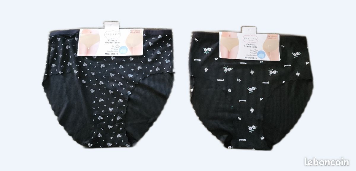 Lot De 6 Culottes Sans Couture Femmes - Invisibles, Taille Haute, Entrejambe Coton - XS à XL