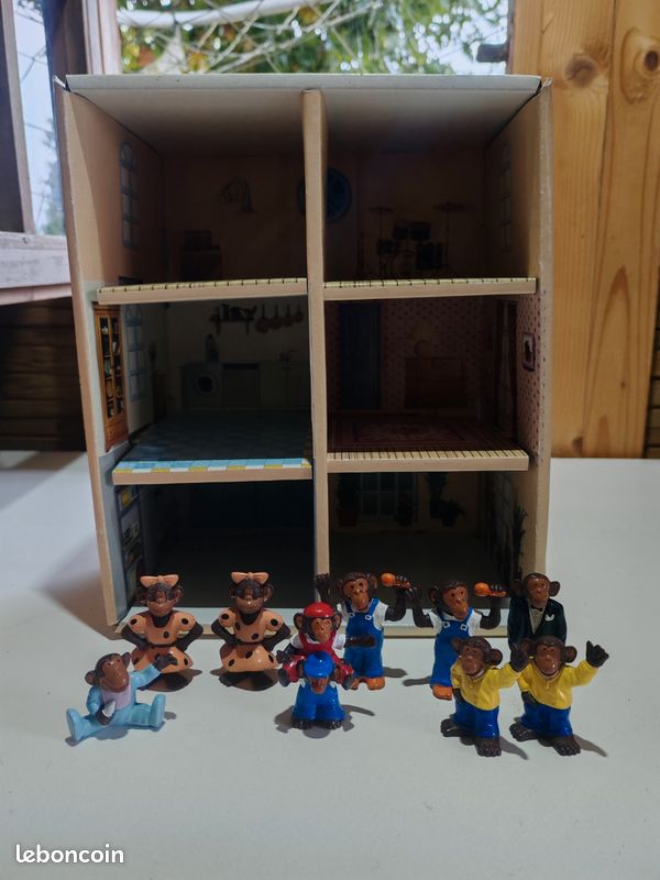 Lot De 5 Figurines Kiki Lessive Bonux Vintage – Collection Années 80, état Occasion