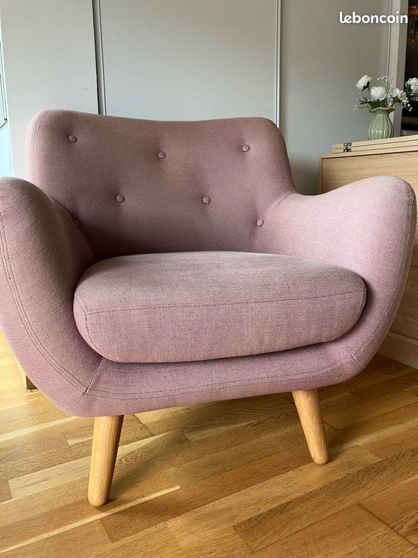 Fauteuil vintage scandinave poppy (image 4)