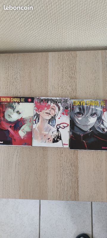 Manga Tokyo ghoul RE tomes 5-11-13 (image 1)